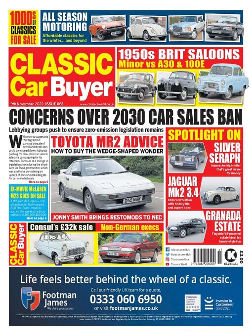 Kelsey Publishing Ltd作のClassic Car Buyerの作品詳細 - 貸出可能